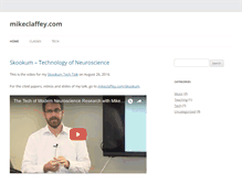 Tablet Screenshot of mikeclaffey.com